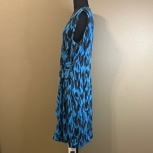 Oscar de la Renta Vibrant Blue Midi Dress - Picture 3 of 9